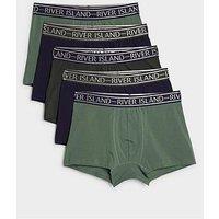 River Island Satin Ri Pack Of 5 Trunks - Multi