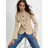 River Island Pocket Detail Structured Jacket