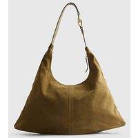 River Island Suede Chain Link Handle Shoulder Bag