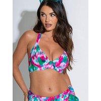 Pour Moi Malibu Underwired Non-Padded Halter Bikini Top