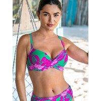Pour Moi Free Spirit Lightly Padded U/W Twist Front Bikini Top