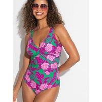Pour Moi Free Spirit Twist Front Tummy Control Swimsuit