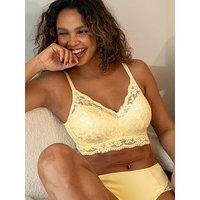 Pour Moi Love To Lounge Lace And Modal Rib Non-Wired Bra B-G