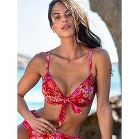 Pour Moi Casablanca Lightly Padded Underwired Front Tie Top