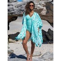Pour Moi Woven Tassel Kimono