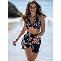 Pour Moi Shirred Waist Woven Beach Short