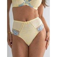 Pour Moi Sofia Lace Embroidered Deep Brief