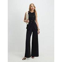 River Island Collarless Asymmetric Jumpsuit