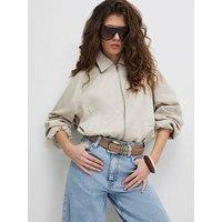 River Island Zip Through Harrington Jacket