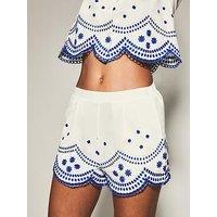 Kbx Broderie Short - White
