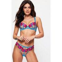 Ann Summers Caged Hibiscus Non Padded Balcony Bra