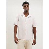 River Island Regular Fit Linen Blend Shirt