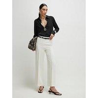 River Island Belted Straight Leg Trousers