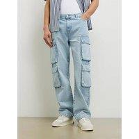 River Island Loose Fit Cargo Jeans