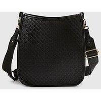 River Island Embossed Pocket Messenger Bag