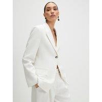 River Island Cotton Cinched Blazer