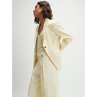 River Island Cotton Cinched Blazer