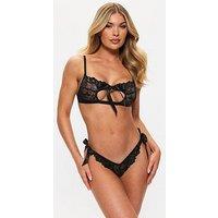 Ann Summers One More Kiss Crotchless Set