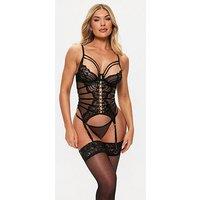 Ann Summers Dark Whispers Crotchless Cami Suspender