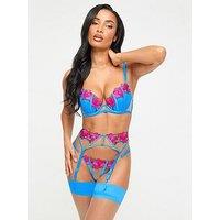 Ann Summers Caged Hibiscus Padded Plunge Bra