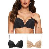 Ann Summers Sexy Lace Padded Plunge 2 Pack