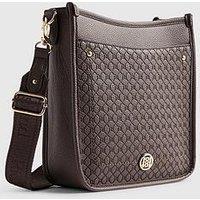 River Island Embossed Pocket Messenger Bag