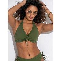 Pour Moi Madrid Underwired Halter Triangle Bikini Top