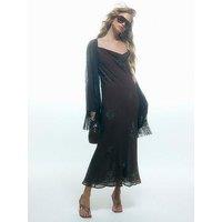 River Island Embellished Maxi Dress - Brown