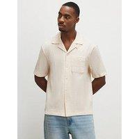 River Island Regular Fit Textured Shirt - Pink