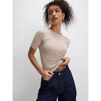 River Island White And Beige Fitted T-Shirt Multipack