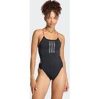 Adidas Ripstream 3-Stripes Tie Back Swimsuit