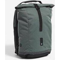 Decathlon Cycling Double Pannier Rack Backpack - Green/Grey