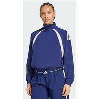 Adidas Hyperglam 3-Stripes Color Block Woven 1/4 Zip Track Top