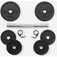 Decathlon Ssd V2 Weight Training 10 Kg Cast Iron Dumbbells Set