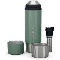 Decathlon Mh900 1 L Insulated Stainless Steel Bottle With Tea Filter, For Hiking And Camping
