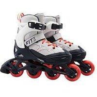 Decathlon Kids Inline Fitness Skates Fit3 - Grey/Red