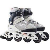 Decathlon Kids Inline Fitness Skates Fit3 - Grey