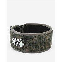 Decathlon Weight Lifting Belt With Safety Buckle - Grey/Khaki