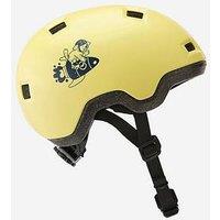 Decathlon Kids' Inline Skates Skateboard Scooter Bike Helmet B100 - Yellow