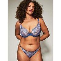 Knickerbox Aria Embroidered Non Padded Plunge Bra