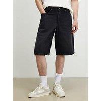 River Island Washed Denim Jorts