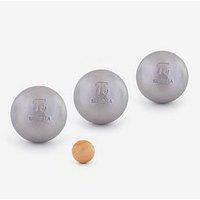 Decathlon 3 Semi-Soft Stainless Steel Competition Petanque Boules