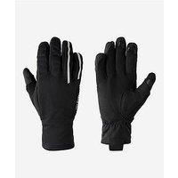 Decathlon Smartphone-Compatible Thermal Cycling Gloves - Black