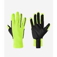 Decathlon Smartphone-Compatible Thermal Cycling Gloves, - Yellow