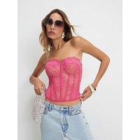 River Island Lace Corset Top