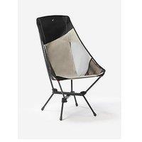 Decathlon Low Camping Chair, Ultra-Compact With A High Backrest