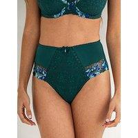 Pour Moi Sofia Lace Embroidered Deep Brief