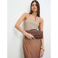 River Island Embellished Shoulder Bag - Brown