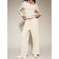 Knickerbox Scuba Ribbed Wide Leg Trousers