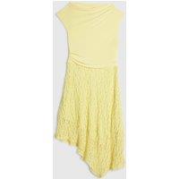 River Island Petite Lace Hybrid Drape Dress - Yellow